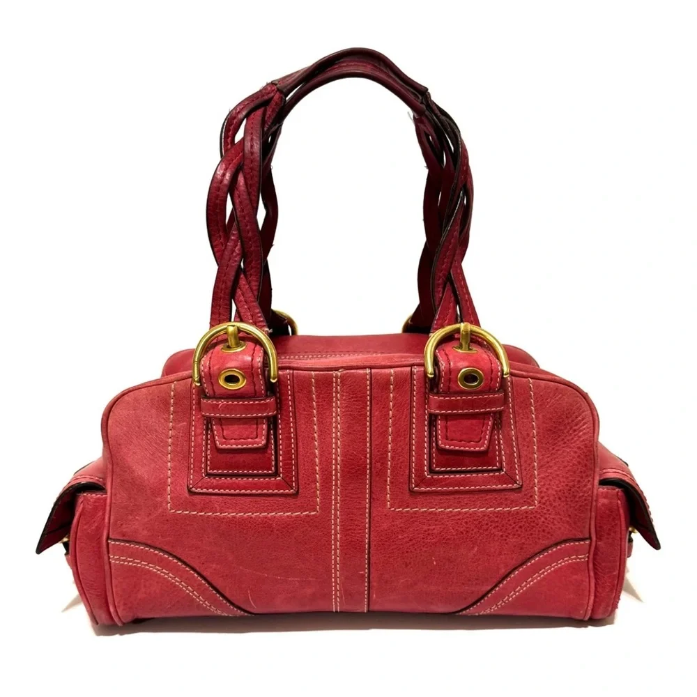 Coach Raspberry Pink Mia Satchel - Picture 6 of 13